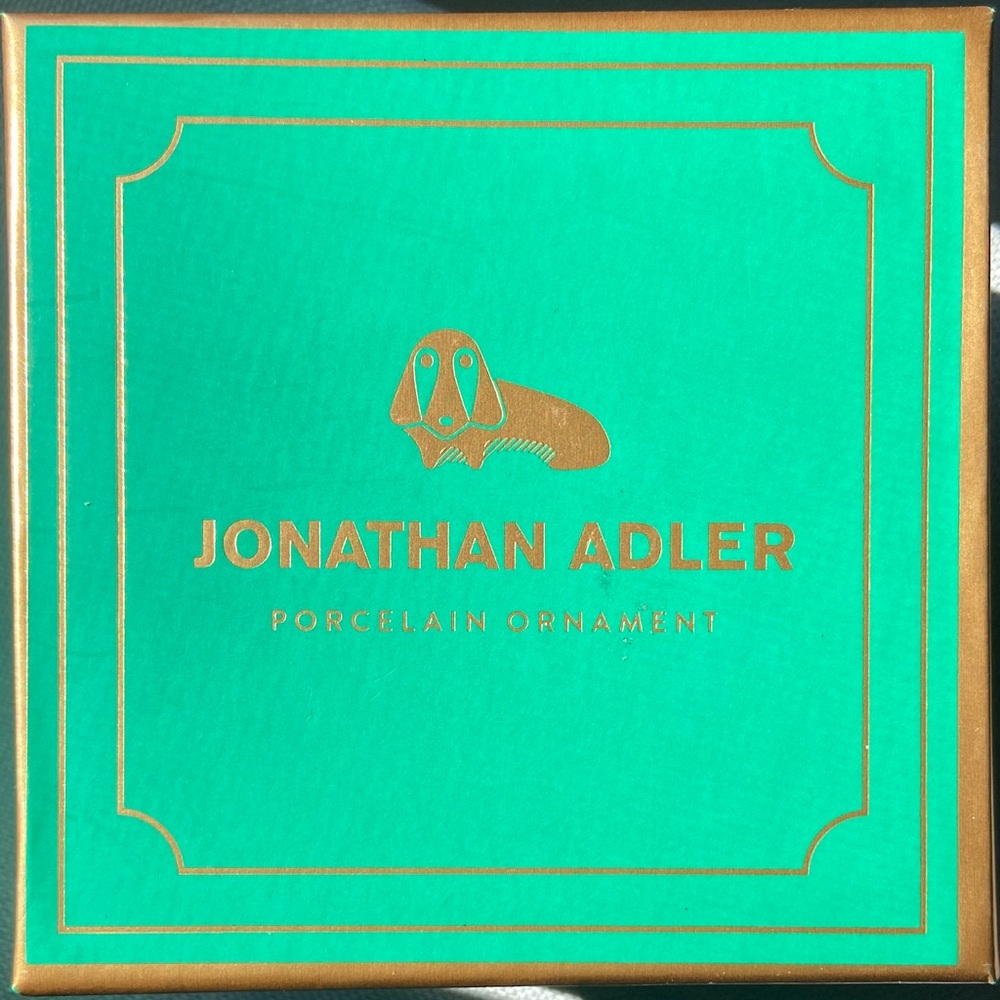 Jonathan Adler HOUND Porcelain Ornament